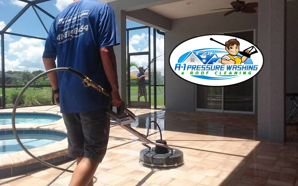 Pool Cage & Deck Cleaning | A-1 Pressure Washing & Roof Cleaning | 941-815-8454  